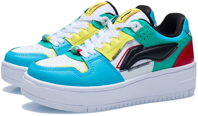 (W) 리닝 천기 '화이트 블루 그린' AGCR468-5 Lookbook (W) 리닝 천기 '화이트 블루 그린' AGCR468-5