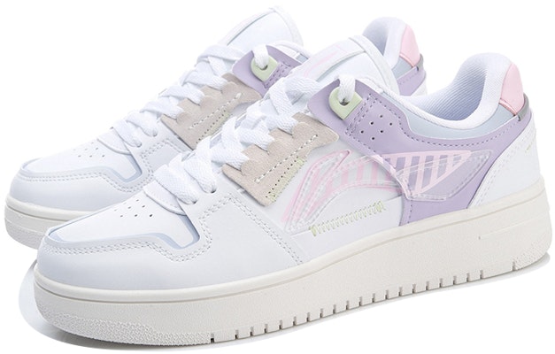(W) Li-Ning Tianji 'Putih Ungu' AGCP362-12 Lookbook (W) Li-Ning Tianji 'Putih Ungu' AGCP362-12