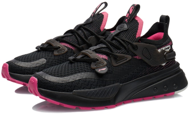 (Women) Li-Ning Trend Casual Low 'Black Pink' AGLR190-3 Lookbook (Women) Li-Ning Trend Casual Low 'Black Pink' AGLR190-3