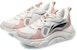 (W) Li-Ning Trend Ringan Rendah 'Putih Kelabu Merah Jambu' ARLQ034-1