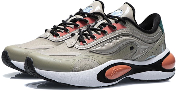 (W) Li-Ning V8 'Abu-abu Oranye' ARHR056-3 Lookbook (W) Li-Ning V8 'Abu-abu Oranye' ARHR056-3