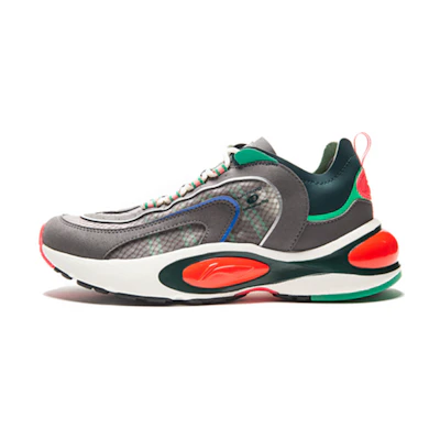 (W) Li-Ning V8 'Grey Red Green'
