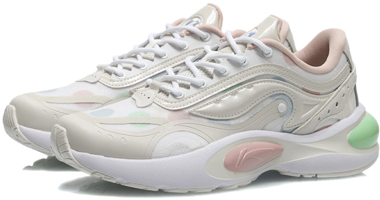 (Women) Li-Ning V8 'Pearl White' ARHR056-5 Lookbook (Women) Li-Ning V8 'Pearl White' ARHR056-5
