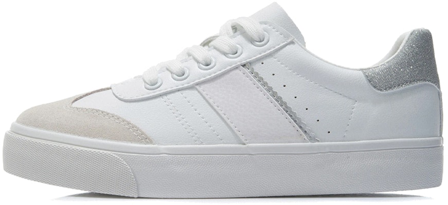 (Women) Li-Ning VULC Lite 'White Silver' AGCR340-1 Buy (Women) Li-Ning VULC Lite 'White Silver' AGCR340-1
