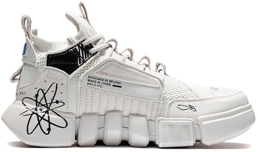 LiNing李寧 悟道2 ACE 減震防滑耐磨 中幫 復古籃球鞋 女款 霜白色 Order LiNing李寧 悟道2 ACE 減震防滑耐磨 中幫 復古籃球鞋 女款 霜白色