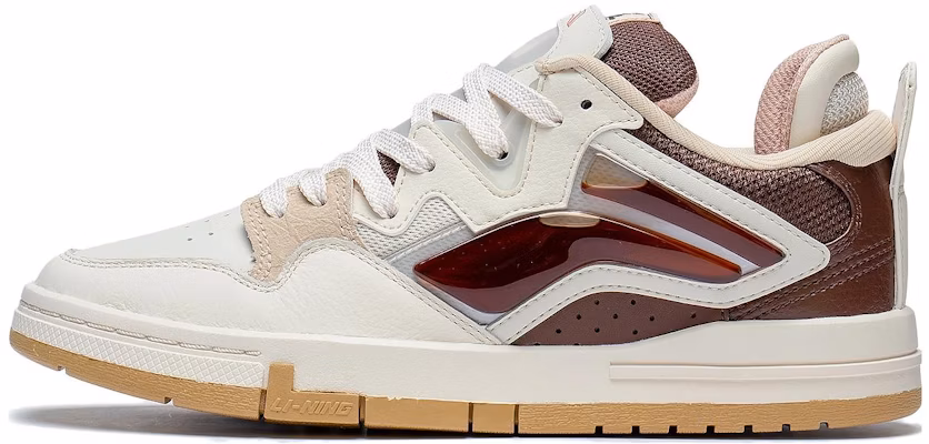 LiNing李寧 惟吾 Pro 防滑耐磨 低幫 板鞋 女款 白灰褐 Buy LiNing李寧 惟吾 Pro 防滑耐磨 低幫 板鞋 女款 白灰褐