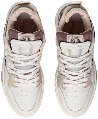 LiNing李寧 惟吾 Pro 防滑耐磨 低幫 板鞋 女款 白灰褐 Shop LiNing李寧 惟吾 Pro 防滑耐磨 低幫 板鞋 女款 白灰褐