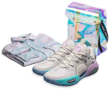 李寧 全城9 韦德全城9 減震防滑耐磨 低幫 實戰籃球鞋 女款 灰藍紫 棉花糖 情侶禮盒 Buy 李寧 全城9 韦德全城9 減震防滑耐磨 低幫 實戰籃球鞋 女款 灰藍紫 棉花糖 情侶禮盒