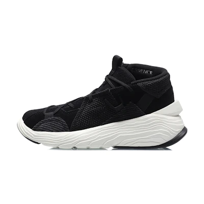 (W) Li-Ning Kung Fu Winterized Sports Shoes 'Black White'