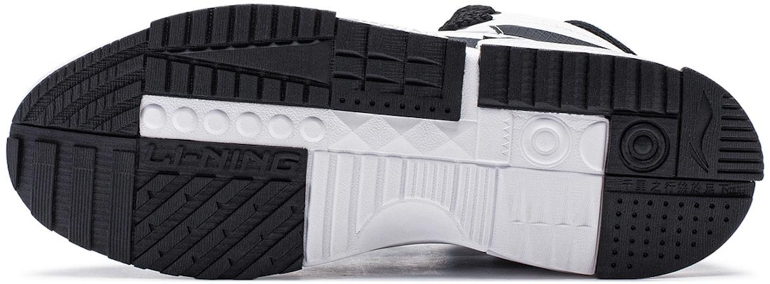 LiNing李寧 里程 休閒百搭 防滑耐磨 中幫 板鞋 女款 白黑色 Details for LiNing李寧 里程 休閒百搭 防滑耐磨 中幫 板鞋 女款 白黑色