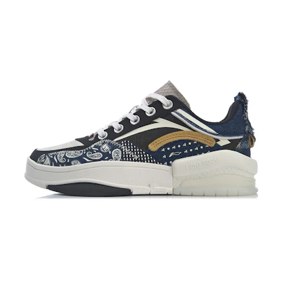 (W) Li-Ning Weiwu Skate 'Grey Blue White'