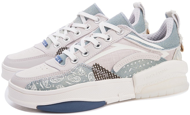 (Women) Li-Ning Weiwu Skate 'White Blue' AGCR214-2 Lookbook (Women) Li-Ning Weiwu Skate 'White Blue' AGCR214-2