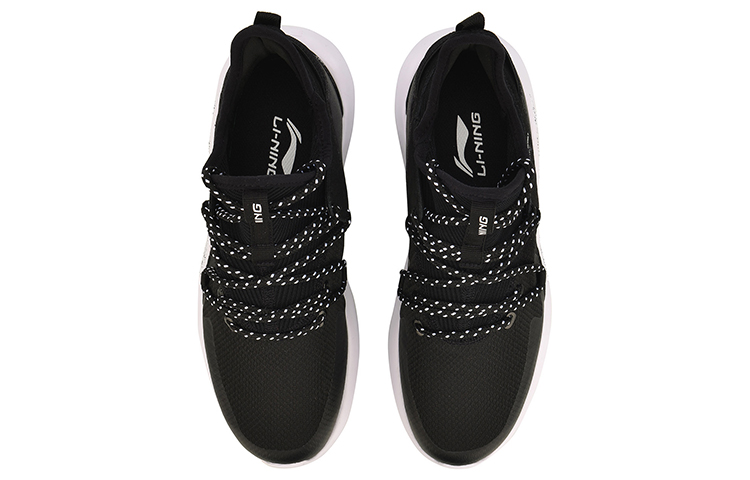 (W) Li-Ning Weave Casual Mid-Top 'Black White' 圖 4