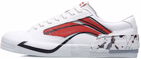 (Women) Li-Ning Weiwu Paris Fashion Week Vintage Shoes 'White Red' AECR038-3 (Women) Li-Ning Weiwu Paris Fashion Week Vintage Shoes 'White Red' AECR038-3