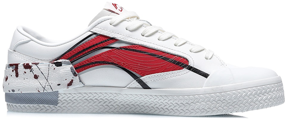 (W) Zapatos Vintage Li-Ning Weiwu Semana de la Moda París 'Blanco Rojo' AECR038-3 Order (W) Zapatos Vintage Li-Ning Weiwu Semana de la Moda París 'Blanco Rojo' AECR038-3
