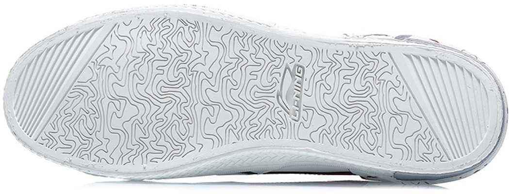 (W) Zapatos Vintage Li-Ning Weiwu Semana de la Moda París 'Blanco Rojo' AECR038-3 Shop (W) Zapatos Vintage Li-Ning Weiwu Semana de la Moda París 'Blanco Rojo' AECR038-3