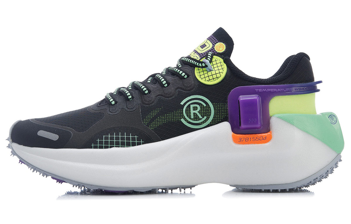 (W) Li-Ning Wind Range Essential 'Black Green Purple'