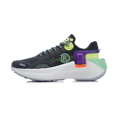(W) Li-Ning Wind Range Essential 'Black Green Purple'
