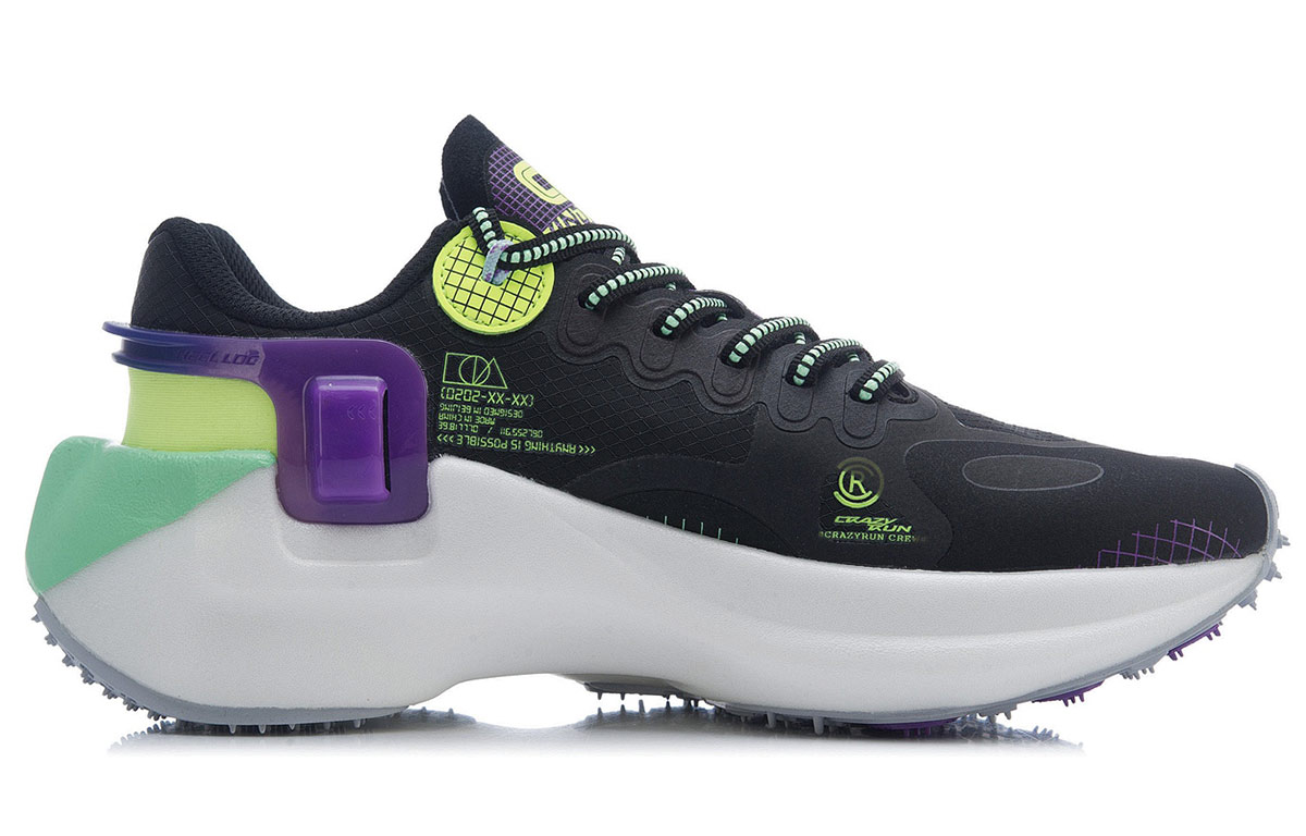 (W) Li-Ning Wind Range Essential 'Black Green Purple' 圖 2