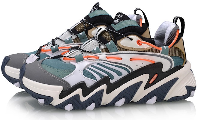 (Women) Li-Ning X-Claw 'Brown Green Orange' AGLQ014-4 Lookbook (Women) Li-Ning X-Claw 'Brown Green Orange' AGLQ014-4