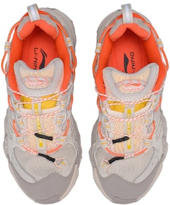 李宁 X-Claw 猫爪 減震防滑 低幫 運動休閒鞋 女款 灰橙 Shop 李宁 X-Claw 猫爪 減震防滑 低幫 運動休閒鞋 女款 灰橙