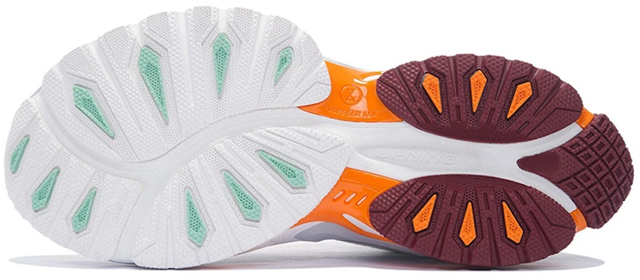 (Women) Li-Ning X-Claw ACE 'Grey Neon Orange' AZGS026-3 Sizing (Women) Li-Ning X-Claw ACE 'Grey Neon Orange' AZGS026-3