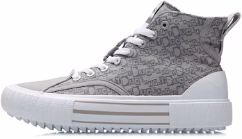 (Women) Li-Ning x Disney Canvas Hi Shoes 'Snow Grey White' AGCR180-1 (Women) Li-Ning x Disney Canvas Hi Shoes 'Snow Grey White' AGCR180-1