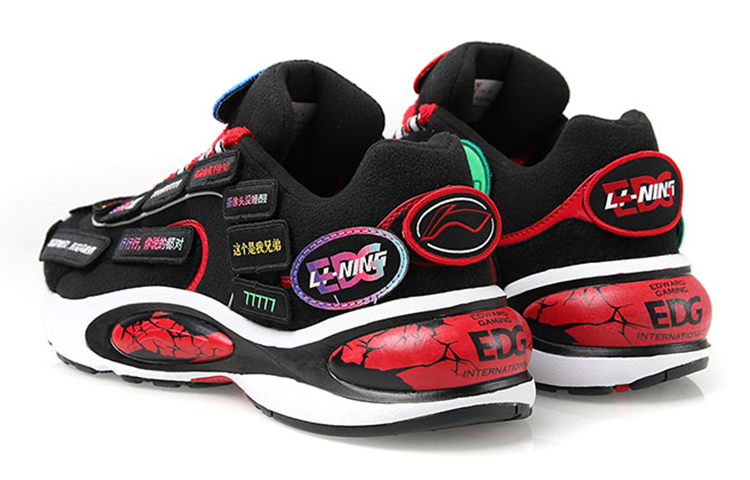 (W) Li-Ning X EDG V8 'Black Red' 圖 4