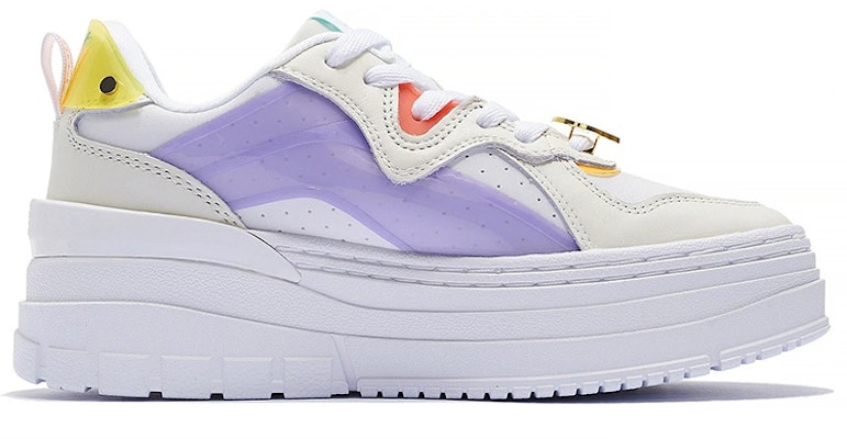 (Women) Li-Ning x Weiwu Classic Platform Shoes 'White Purple' AGCS198-1 Order (Women) Li-Ning x Weiwu Classic Platform Shoes 'White Purple' AGCS198-1
