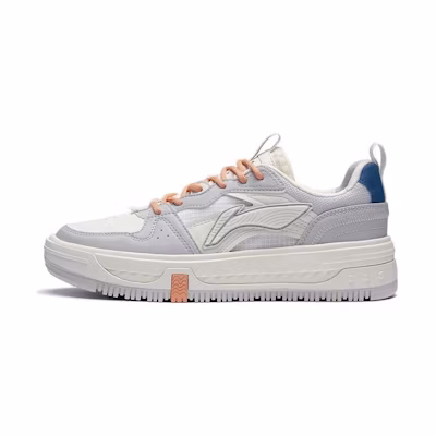 (W) Li-Ning Xingchuan V2 Skate Shoes 'Grey White Orange'