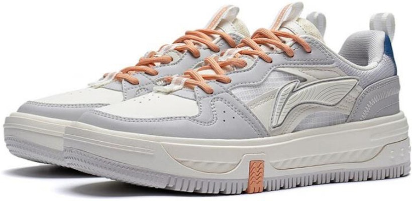 (W) 리닝 싱촨 V2 스케이트 슈즈 '그레이 화이트 오렌지' AGCT144-3 Lookbook (W) 리닝 싱촨 V2 스케이트 슈즈 '그레이 화이트 오렌지' AGCT144-3