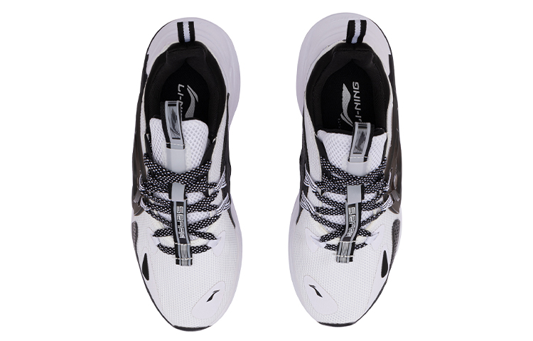 Shop (W) 李宁 星火 运动休闲鞋 '白黑' AGLQ066-1