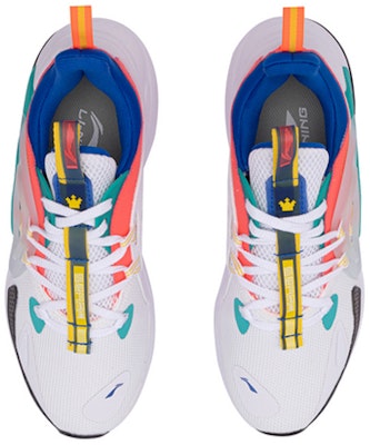 (W) 李宁星火运动休闲鞋‘白橙蓝’ AGLQ066-3 Shop (W) 李宁星火运动休闲鞋‘白橙蓝’ AGLQ066-3