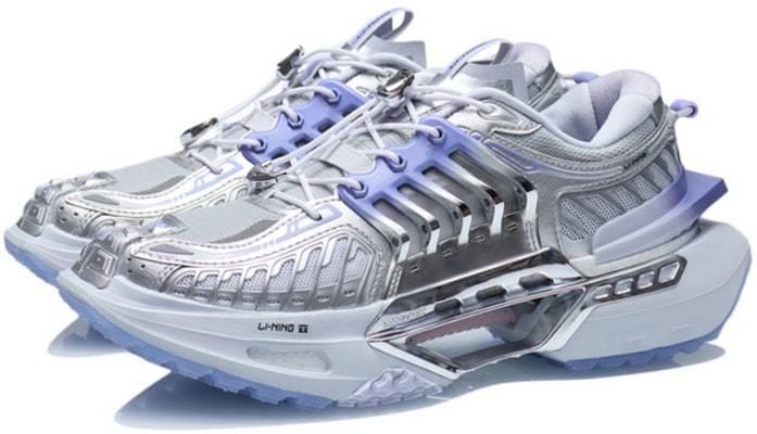 (Women) Li-Ning XuanKong 'White Silver Blue' AGLR244-1 Lookbook (Women) Li-Ning XuanKong 'White Silver Blue' AGLR244-1