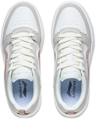 (W) Li-Ning Yuanbao 'Blanco Gris' AGCT340-3 Shop (W) Li-Ning Yuanbao 'Blanco Gris' AGCT340-3
