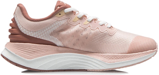 LiNing 李寧 越影1.0 減震耐磨防滑 低幫 跑步鞋 女款 桃橘粉 Order LiNing 李寧 越影1.0 減震耐磨防滑 低幫 跑步鞋 女款 桃橘粉