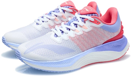 LiNing李寧 越影1.0 反光減震 防滑耐磨 低筒 跑步鞋 女款 白紅紫 Lookbook LiNing李寧 越影1.0 反光減震 防滑耐磨 低筒 跑步鞋 女款 白紅紫