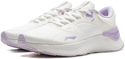 LiNing李寧 越影 Element 防滑耐磨 低幫 跑步鞋 女款 白紫 Lookbook LiNing李寧 越影 Element 防滑耐磨 低幫 跑步鞋 女款 白紫