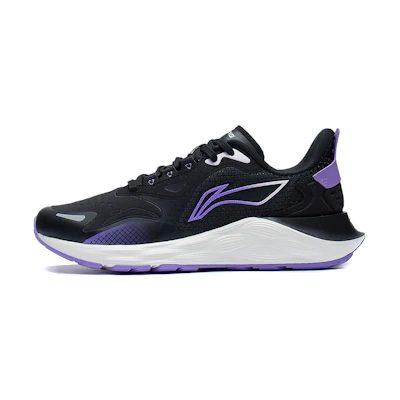 (W) Li-Ning Daily Running Clouds Running Shoes 'Black Purple'