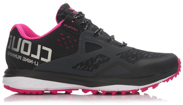 (W) Li-Ning Yun Generasi Kedua 'Hitam Merah Jambu' ARHL058-5 Order (W) Li-Ning Yun Generasi Kedua 'Hitam Merah Jambu' ARHL058-5