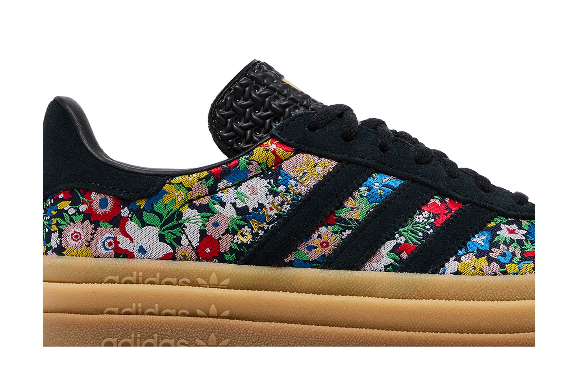 Lookbook (W) 阿迪达斯Gazelle Bold Liberty London花卉刺绣鞋 JI2572