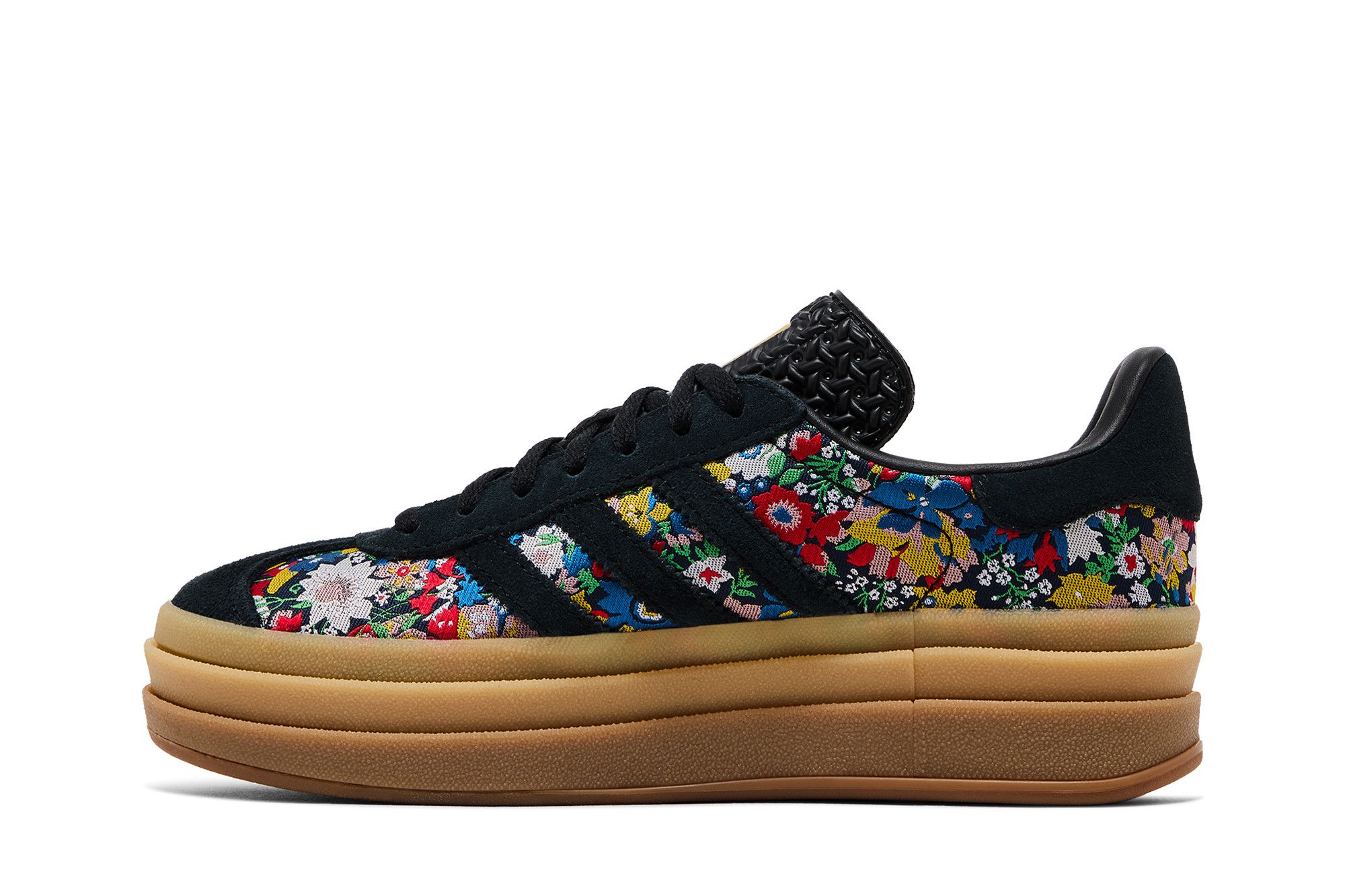Shop (W) 阿迪达斯Gazelle Bold Liberty London花卉刺绣鞋 JI2572