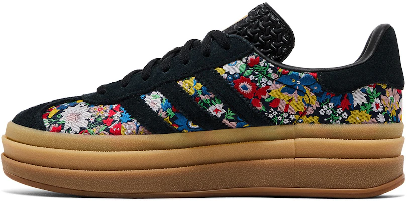 (W) 阿迪达斯Gazelle Bold Liberty London花卉刺绣鞋 JI2572 Shop (W) 阿迪达斯Gazelle Bold Liberty London花卉刺绣鞋 JI2572