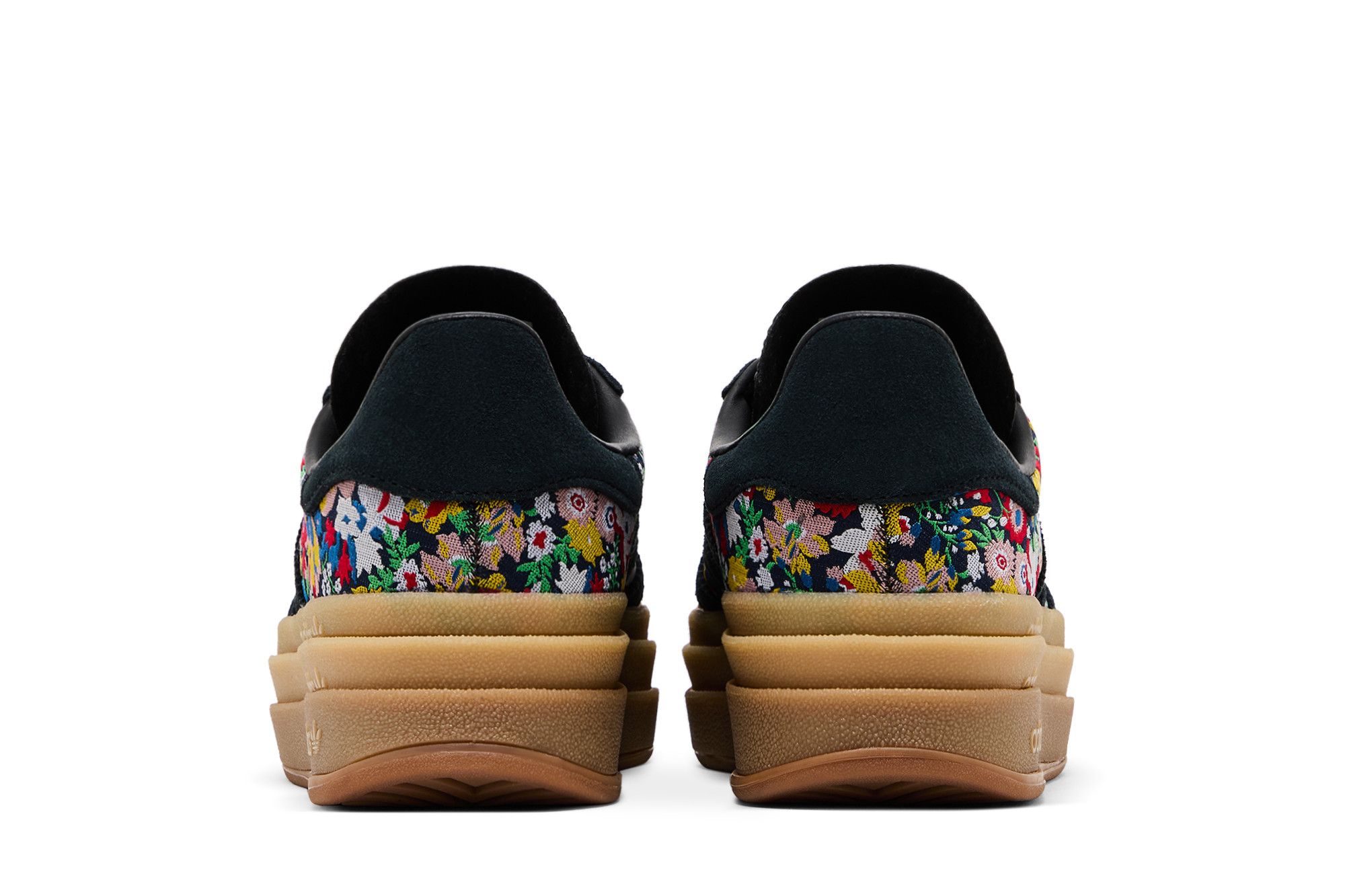 Sizing (W) 阿迪达斯Gazelle Bold Liberty London花卉刺绣鞋 JI2572