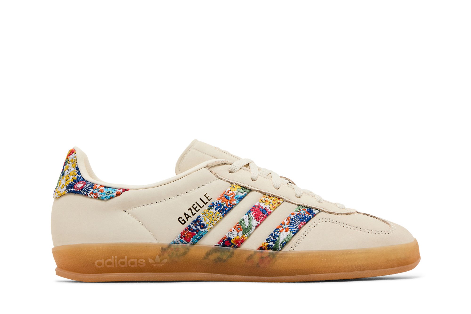 (Women) Liberty London x adidas Gazelle Indoor 'Floral Embroidery - Off White' JH7370