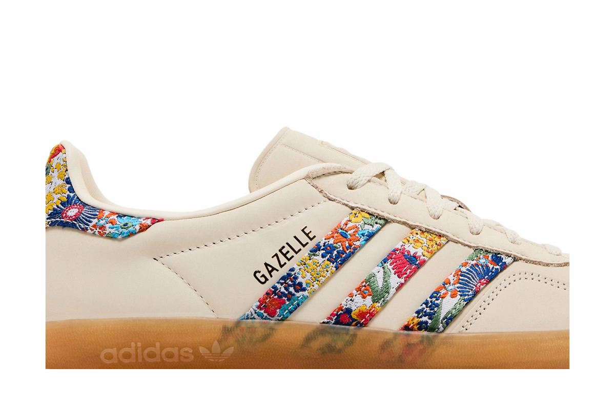 (Women) Liberty London x adidas Gazelle Indoor 'Floral Embroidery - Off White'