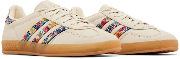 (W) adidas Gazelle Indoor Liberty London Sulam Bunga Garis-garis JH7370 2