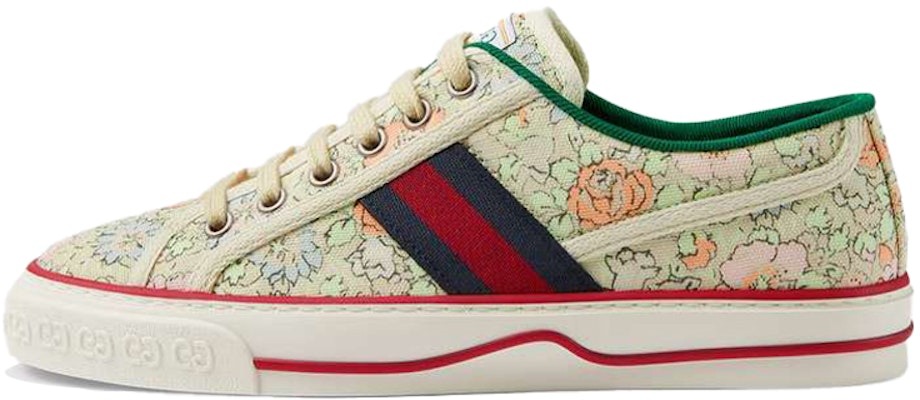 (W) リバティ×グッチ Tennis 1977 花柄ミント 606110-2I410-3960 Buy (W) リバティ×グッチ Tennis 1977 花柄ミント 606110-2I410-3960