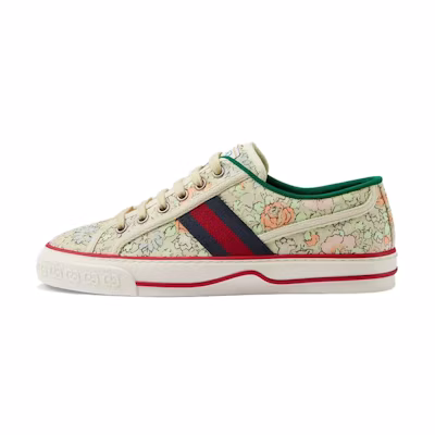 (W) Liberty of London Gucci Tennis 1977 'Floral - Mint Green'