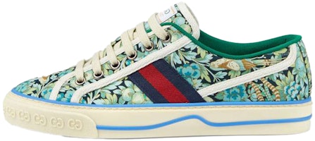 (Women) Liberty of London x Gucci Tennis 1977 'Floral - Light Blue Green' 606110-2H930-4862 (Women) Liberty of London x Gucci Tennis 1977 'Floral - Light Blue Green' 606110-2H930-4862